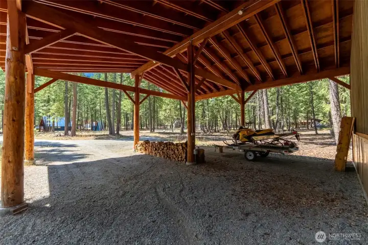 Carport looking towards Littel RD