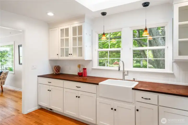 This home boasts other great updates you might not see: durable HardiPlank siding, exterior paint, 200-amp electrical service, furnace, water heater, insulation, gutters with leaf guards, and a waterproofing system.