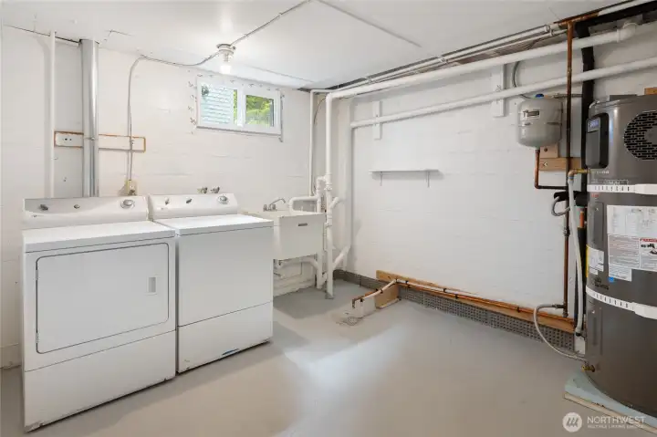 Handy laundry room - washer and dryer are included in the sale.