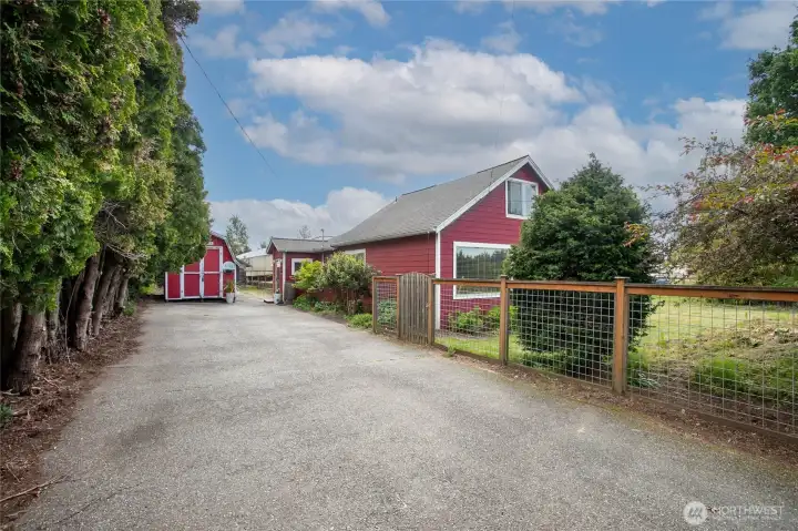 Driveway for home.