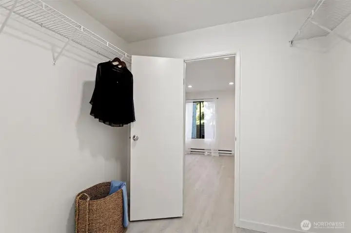Primary Room Closet!