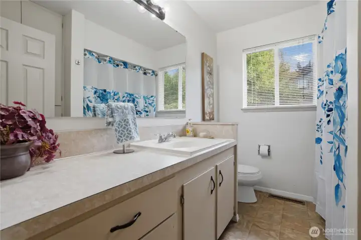 Unit A full bathroom...