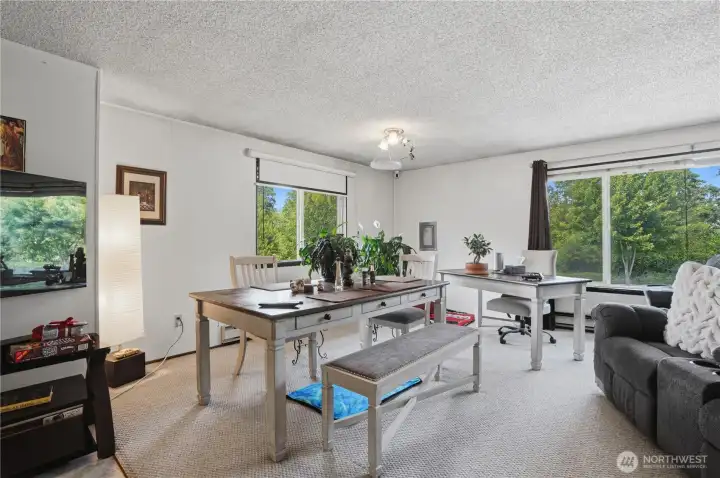Unit B Dining area...