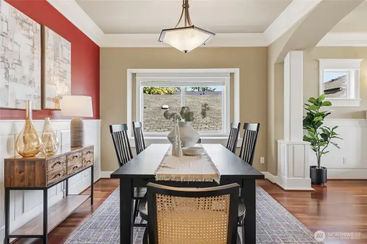 Separate dining room