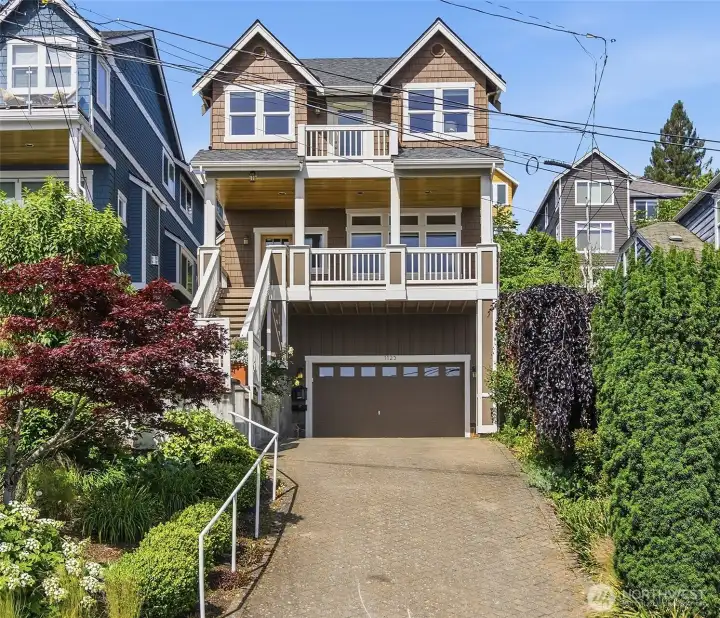 Front parking in driveway