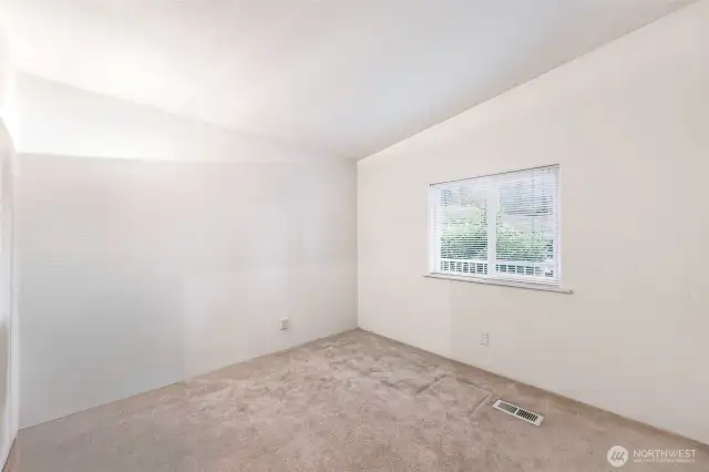 Second bedroom has lots of space as well