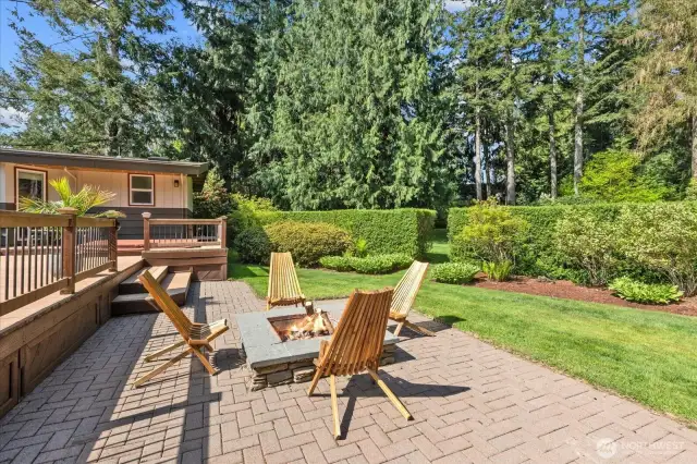 Patio with Fire Pit
