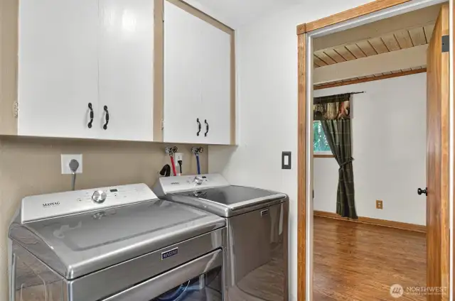 Laundry on main floor.