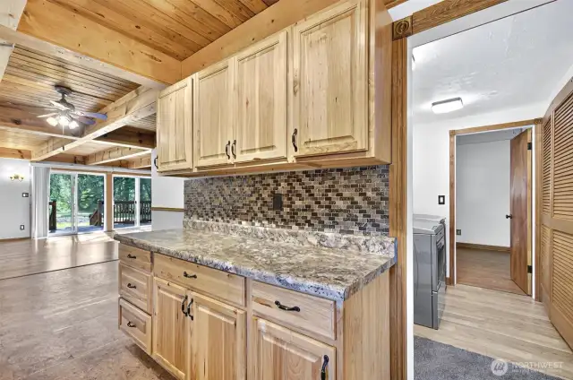 Lots of counter top space!