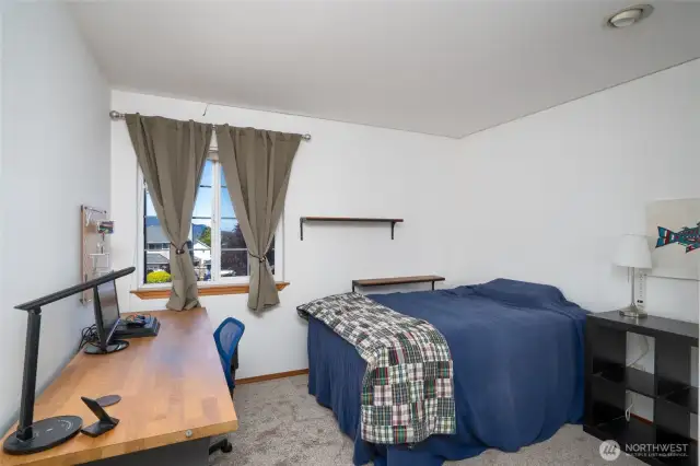 bedroom #3 with filtered water views