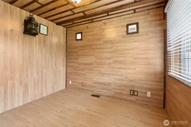 Inspired by the last remaining Whaling ship in America, this space is perfect for a home office or guest room.