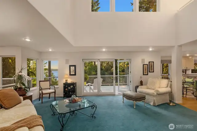 Well-appointed open floor plan is perfect for entertaining.