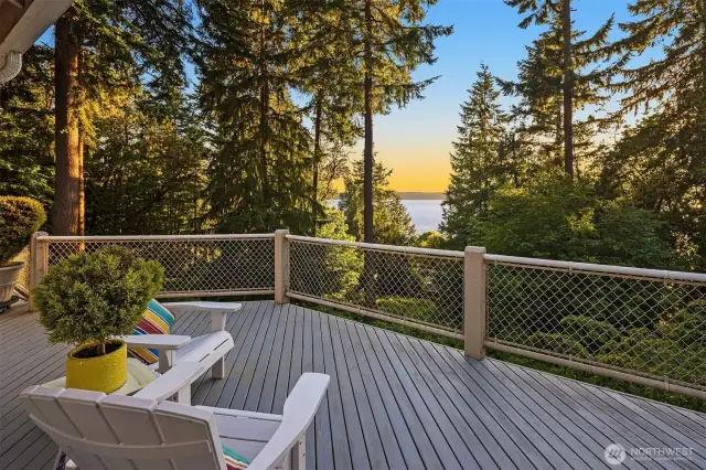 Simply stunning views from your deck.
