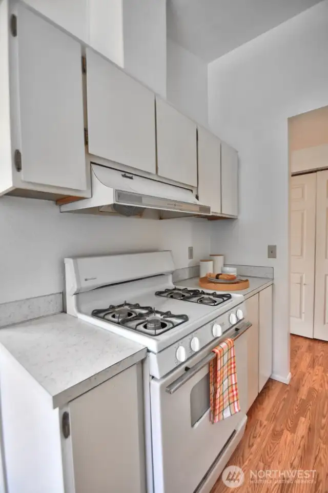 Why, yes! That is a gas stove for cooking.