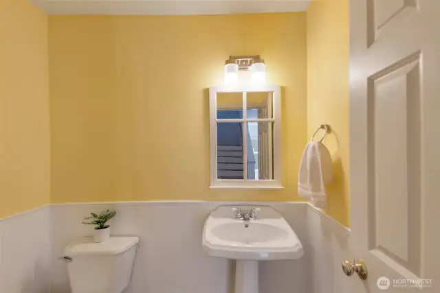 1/2 bath on main floor