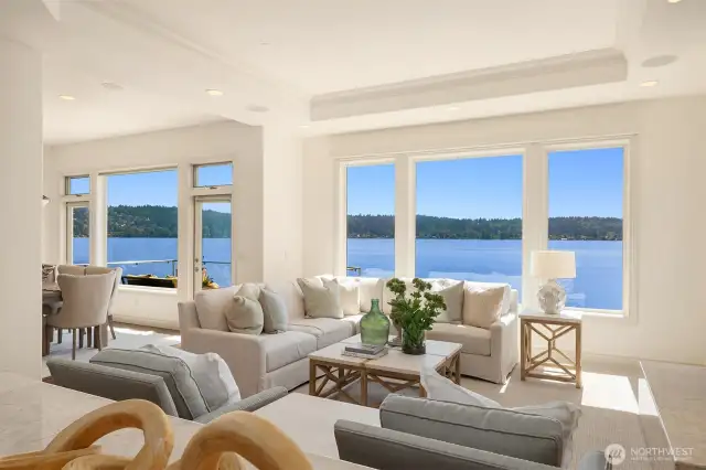 Expansive views from almost every room.