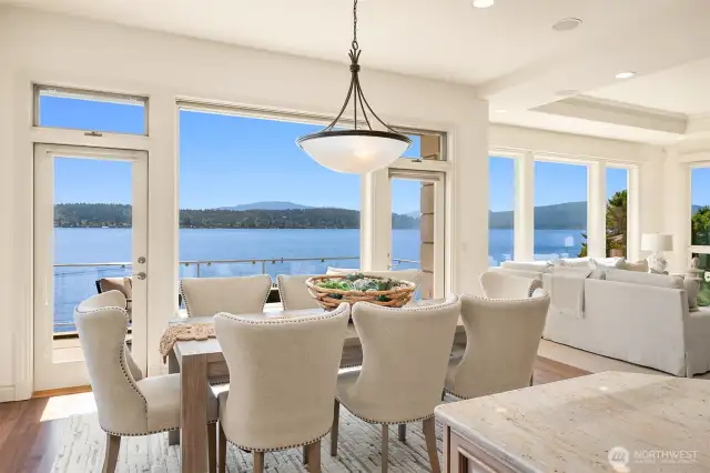 High ceilings and natural light.