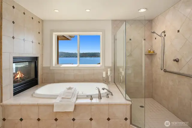 Luxe spa bath.