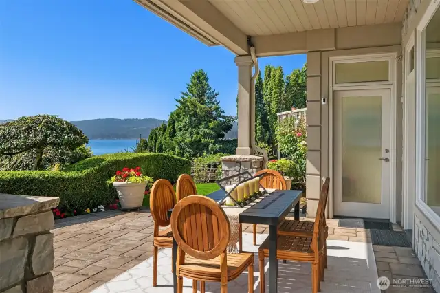 Lower patio