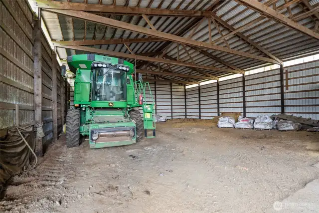6480 sq ft farm building interior.