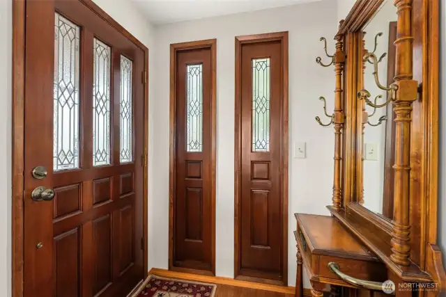 Main home entry.