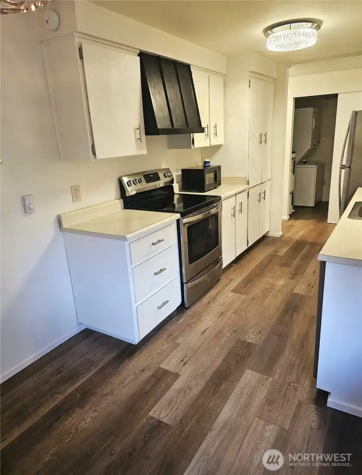 View of Kitchen from eating space