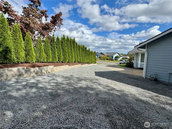 Ample Parking with room for multiple vehicles.