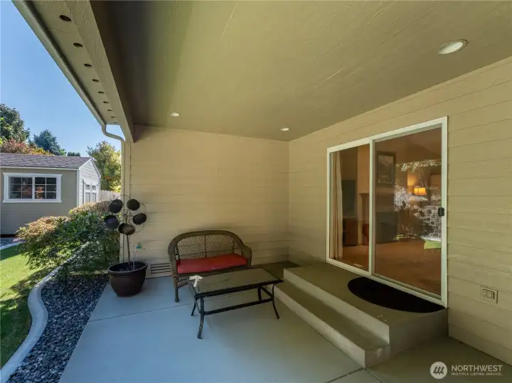 Covered patio