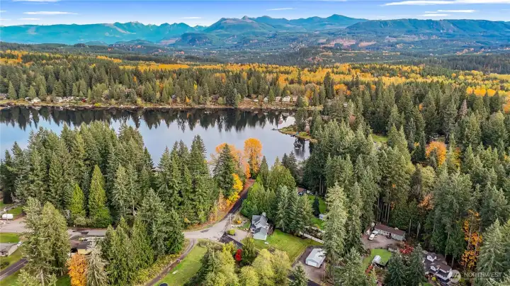 Breathtaking Lake Margaret is literally just a few steps away...