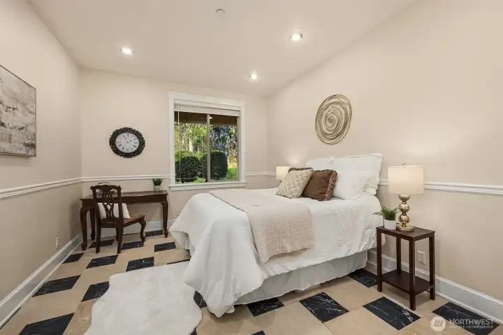 Finished room on the main, no closet but could be used as a 5th bedroom if desired