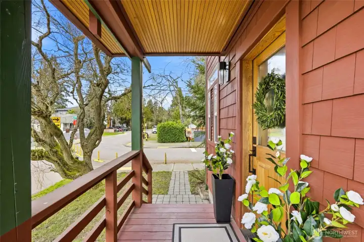 Welcoming Front porch.
