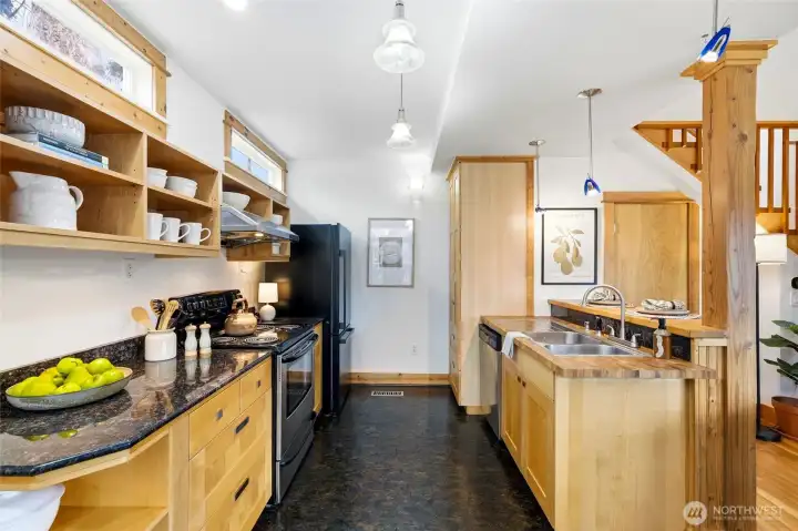 Extra deep pantry for all your things