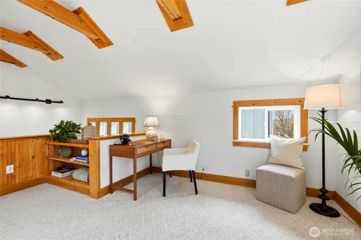 Vaulted Ceilings with exposed beams
