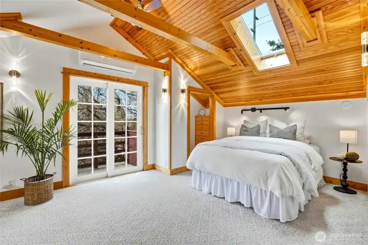 Balcony off of primary suite