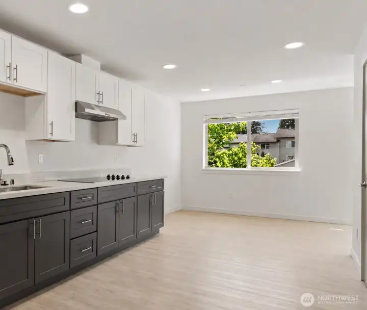 kitchen with dining