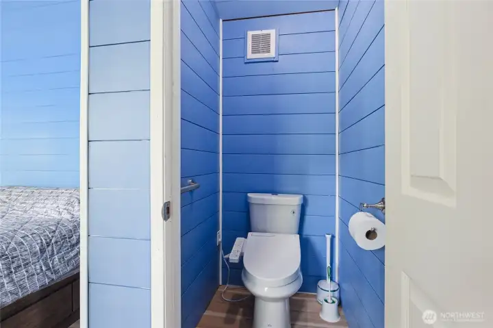 Toilet in Bedroom