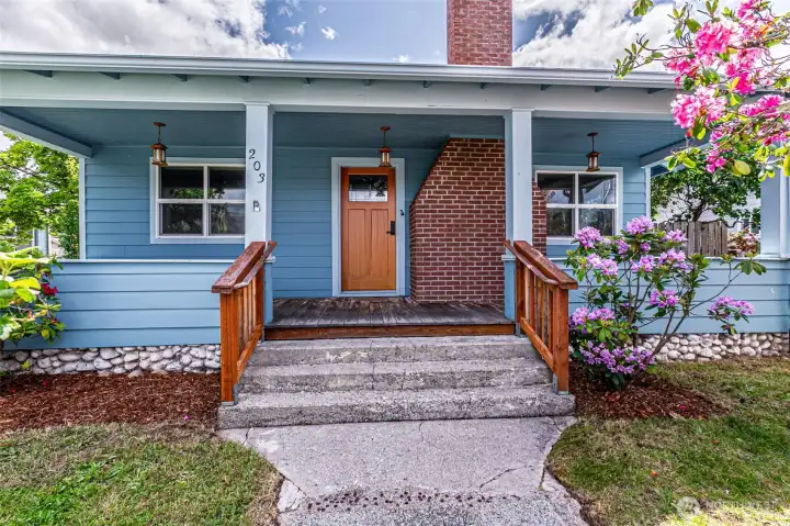 Large Covered Front Porch