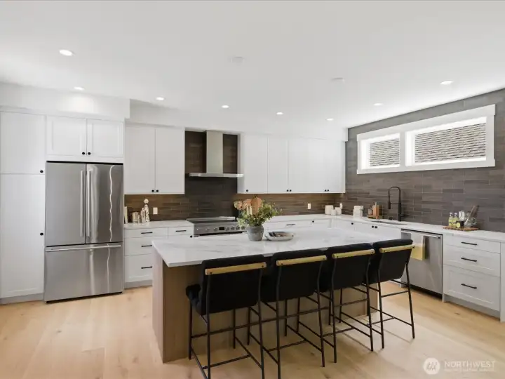 Dream kitchen perfect for entertainment guests