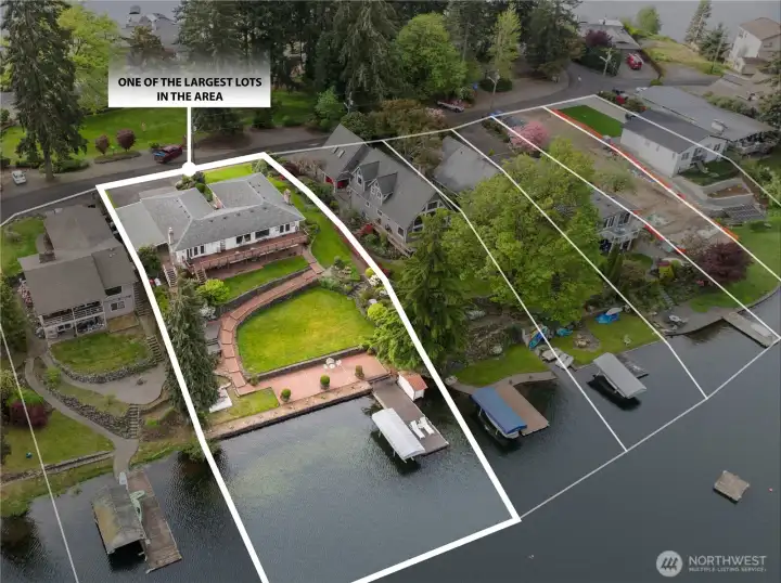 Larger lot than most.