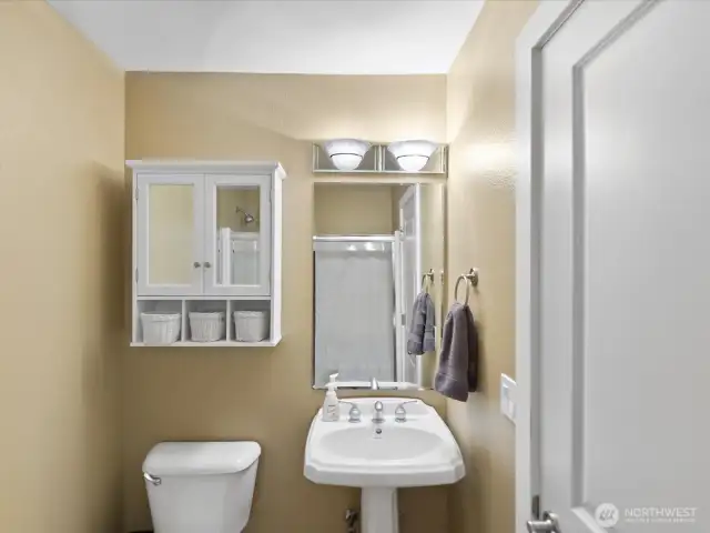 .75 bathroom on main floor