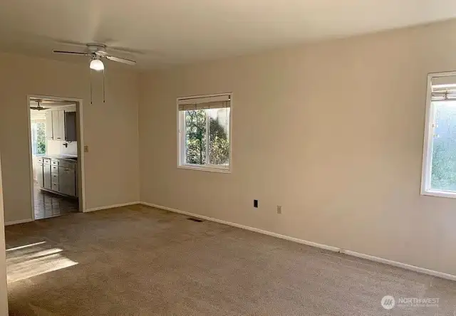 Living and dining area