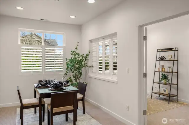 Dining area