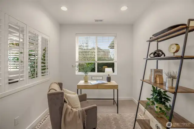 Main floor 3rd bedroom would make a great office or guestroom (has own showe)