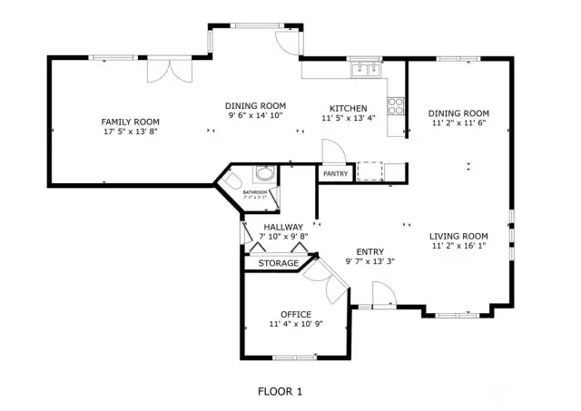 Floor plan - 1st floor