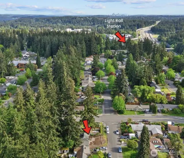 Short distance to light rail, freeway entrance/exit, library, shops, restaurants, parks and so much more!