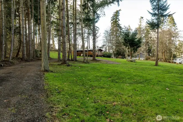 There's nearly 3 acres on which to romp and play.