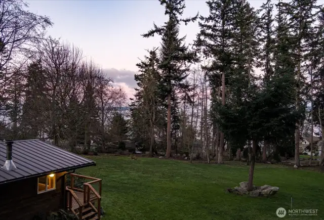 Peek-a-boo views through the trees