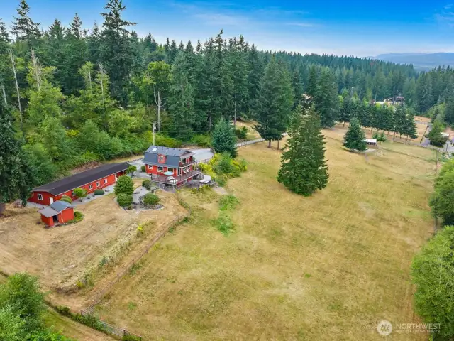 Incredible 5-Acre Estate with Barn, Fenced Pasture, Shop and more!