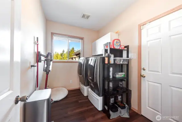 Utility plumbed for Utility Sink