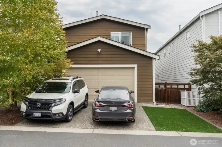 Front view - garage